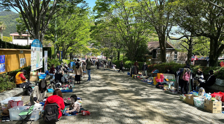 周南市 永源山ふれあい祭　フリーマーケット