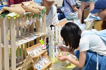 吹田にぎわいフリーマーケット&伝統文化in高浜神社