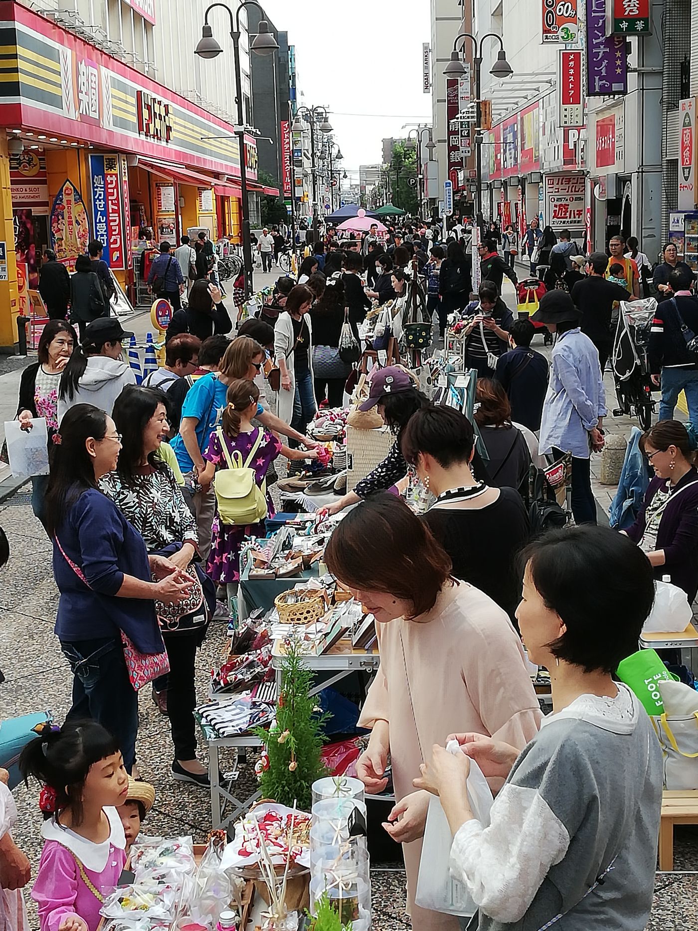 ◆溝口駅前商店街・手作り市
