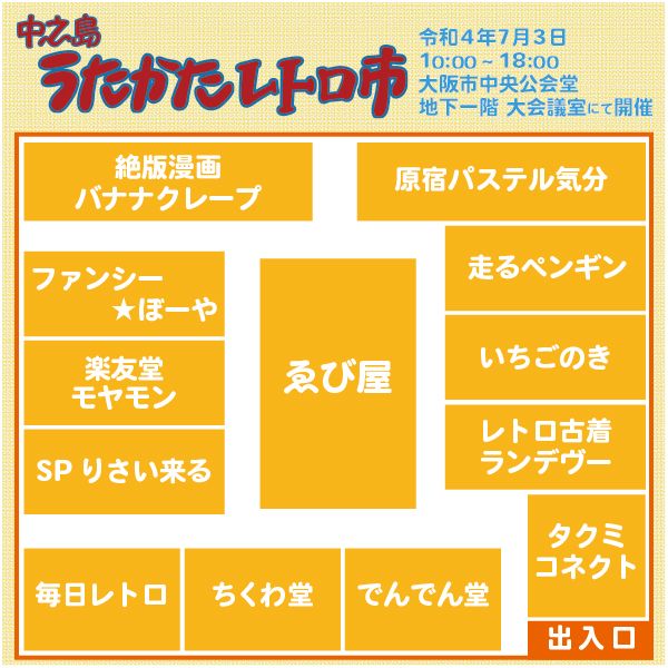 第13回 中之島うたかたレトロ市