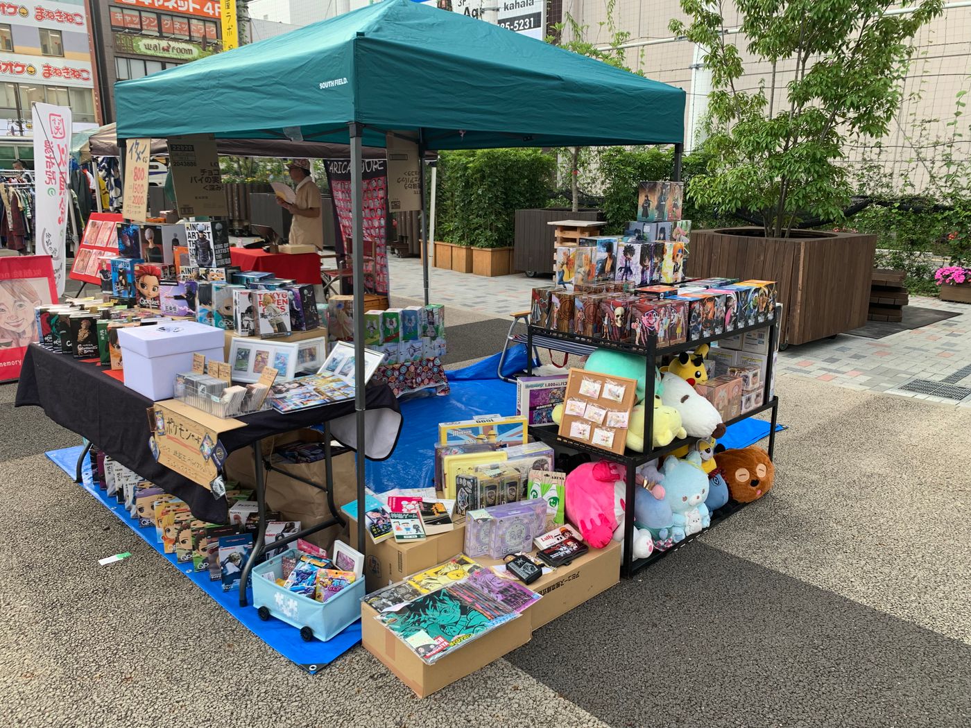 祭り臨時駐車場で出店無料!! ゆらゆらフリマinひぐらし茶屋
