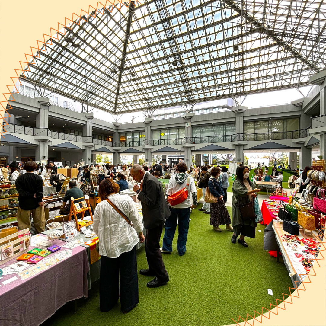 「まちの小さな雑貨市」2026 Autumnの会場・出展の様子
