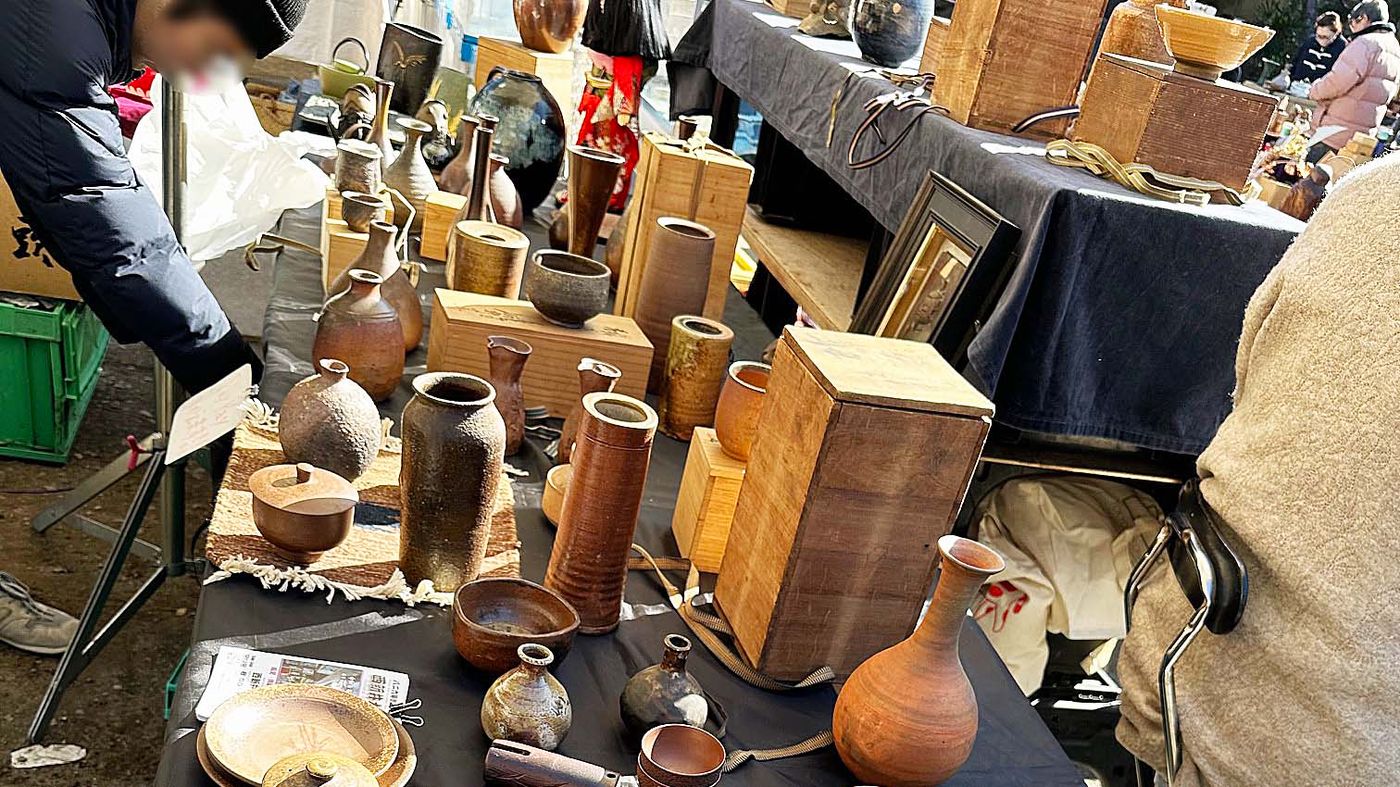 西新井大師骨董市