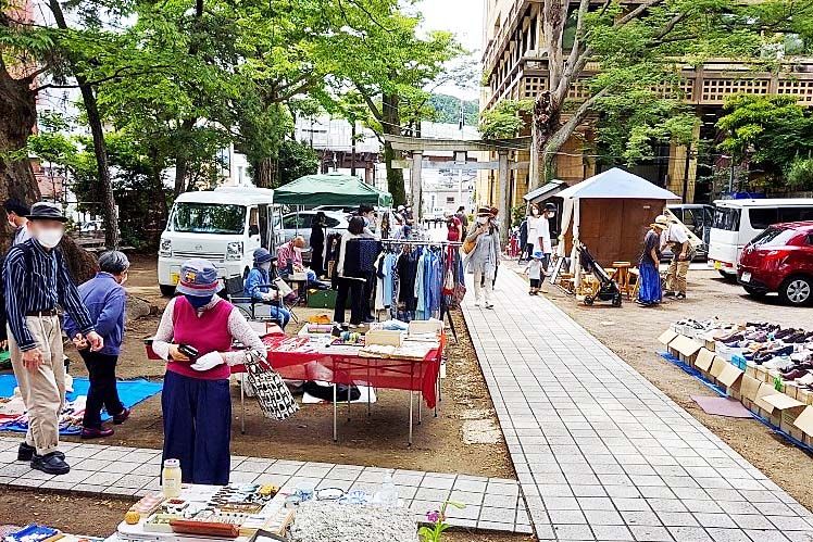 逗子亀岡八幡宮フリーマーケット