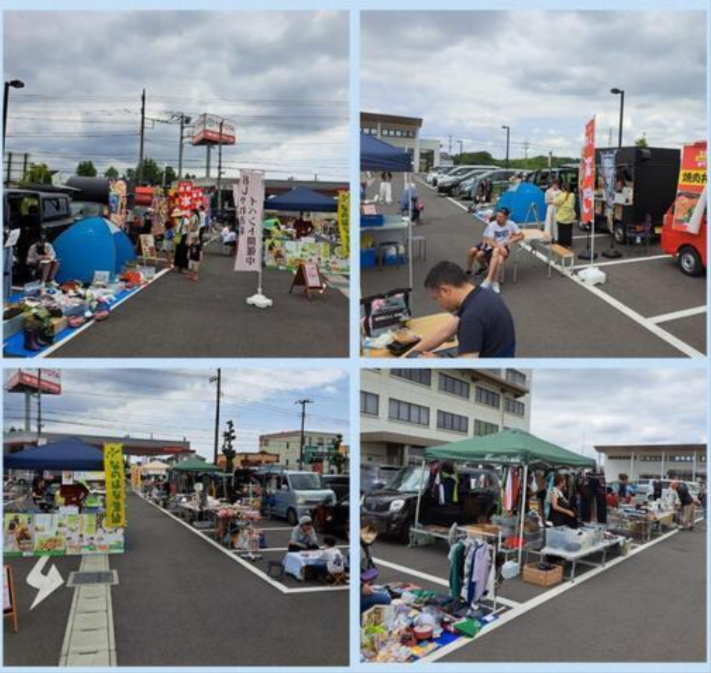 おしゃれ市場 in JA八千代 屋外駐車場
