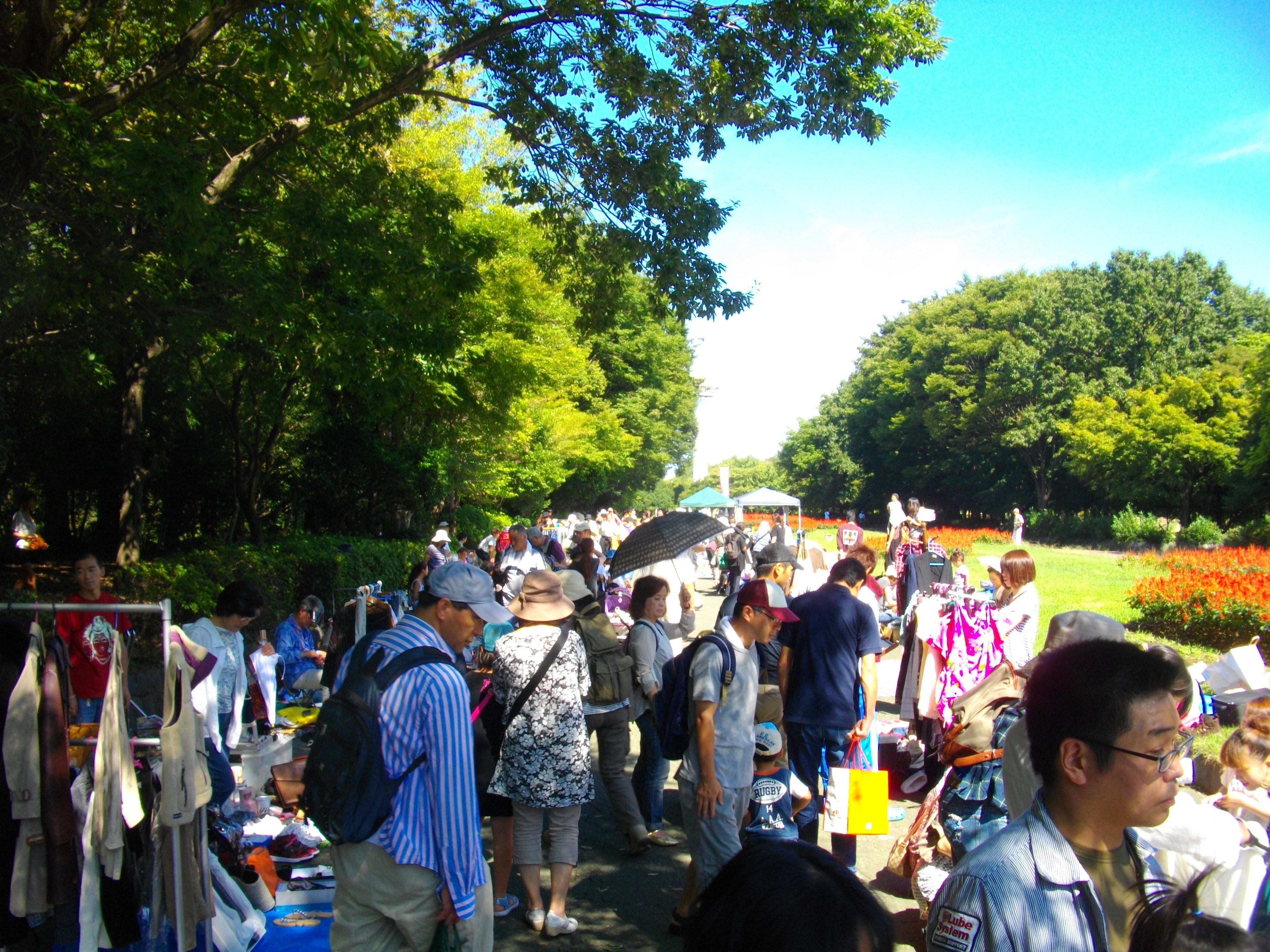 「所沢航空記念公園」フリーマーケットの様子 3枚目
