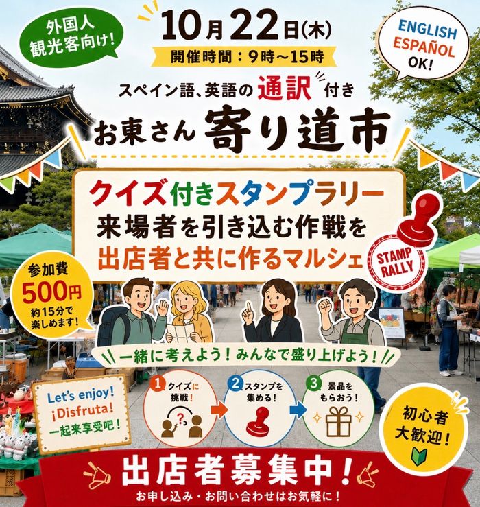 お東さん寄り道の市