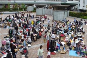 大阪市　湊町リバープレイス フリーマーケット