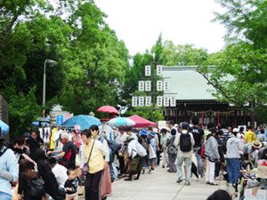 にぎわいフリーマーケット&伝統文化in高浜神社