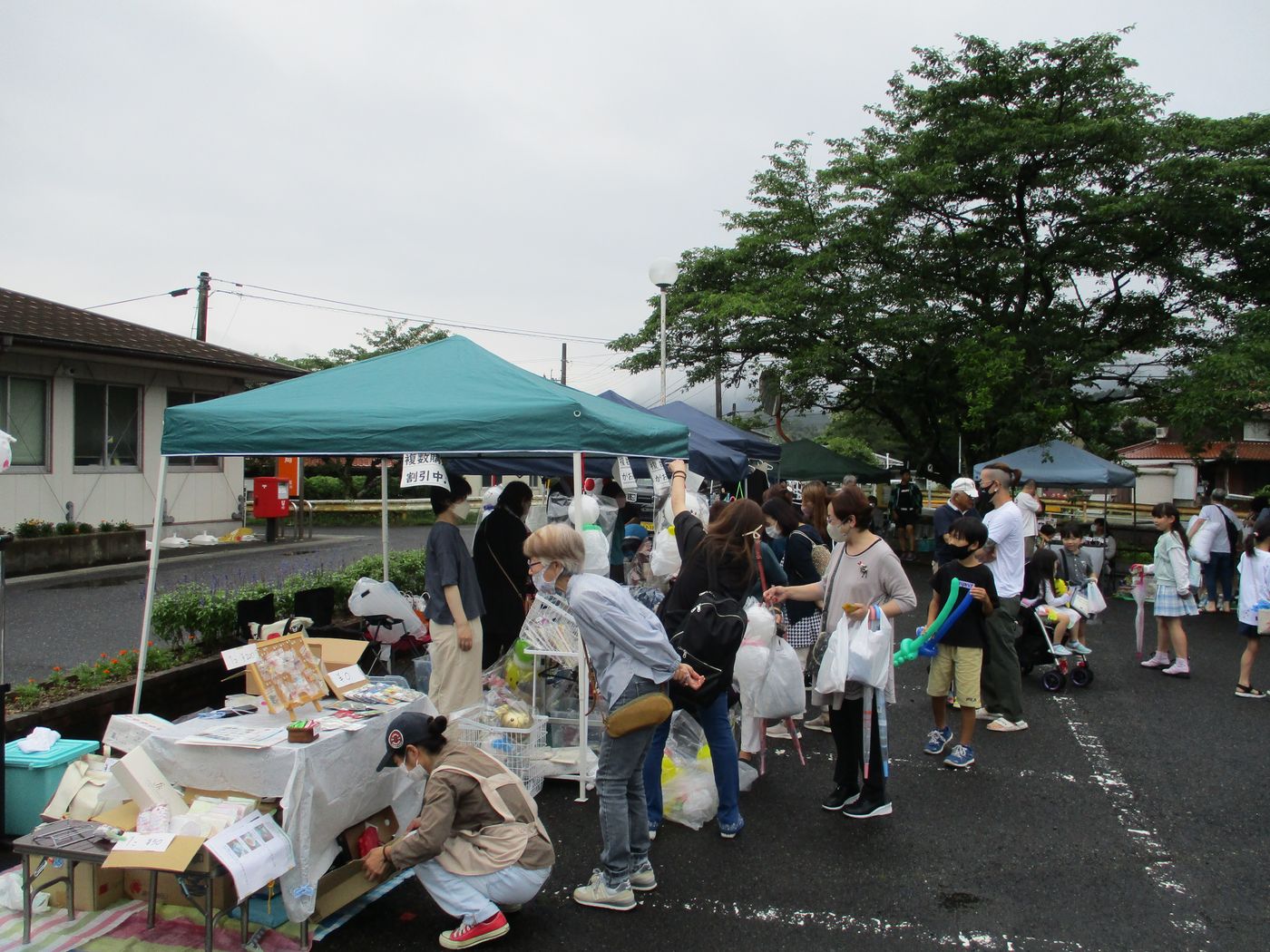 美祢市お福公民館まつりフリーマーケット