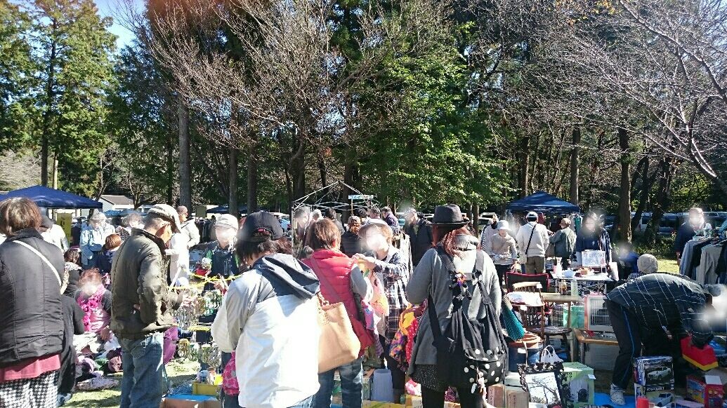 埼玉県農林公園(深谷市)フリーマーケット