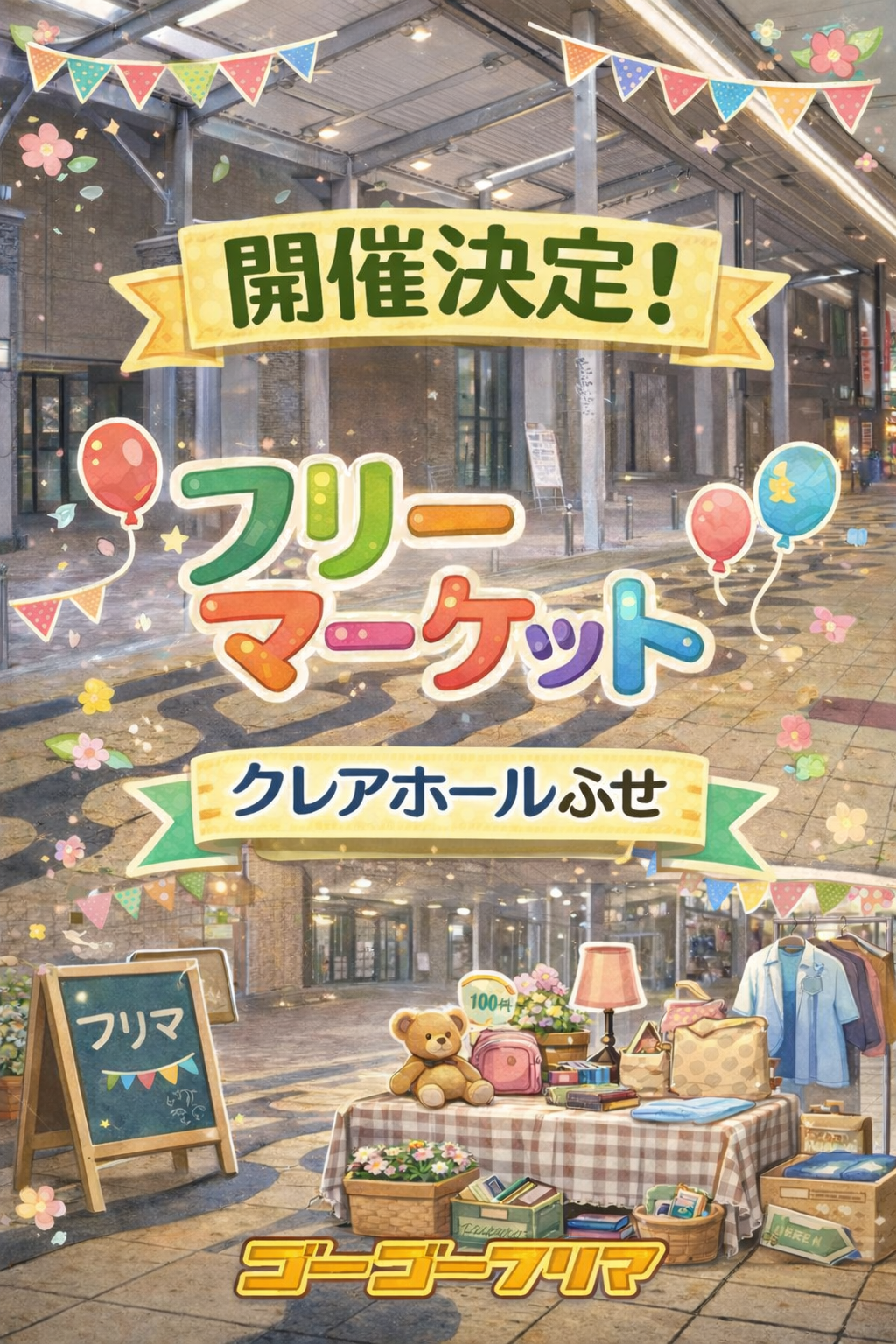 クレアホール ふせ　フリーマーケット