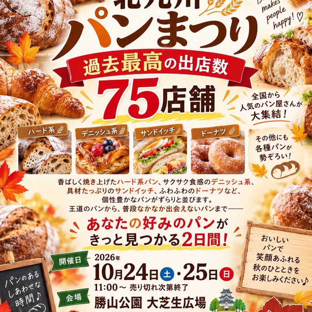 秋の北九州パンまつり2026