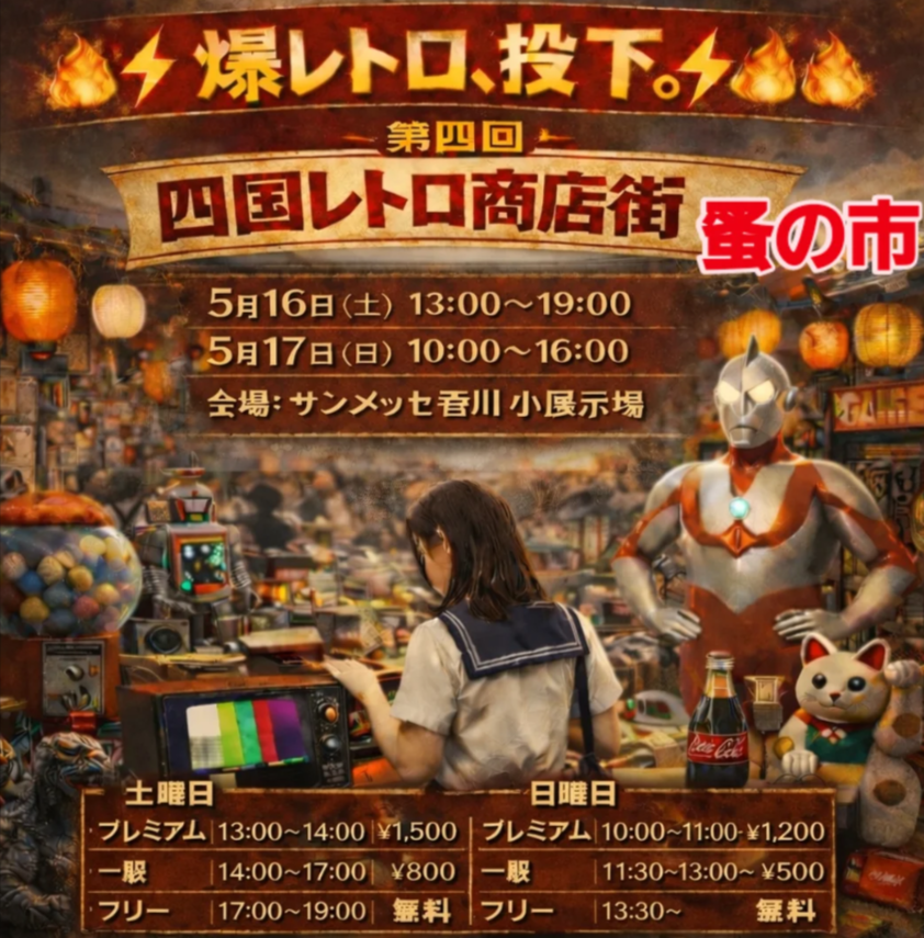 第四回　四国レトロ商店街蚤の市