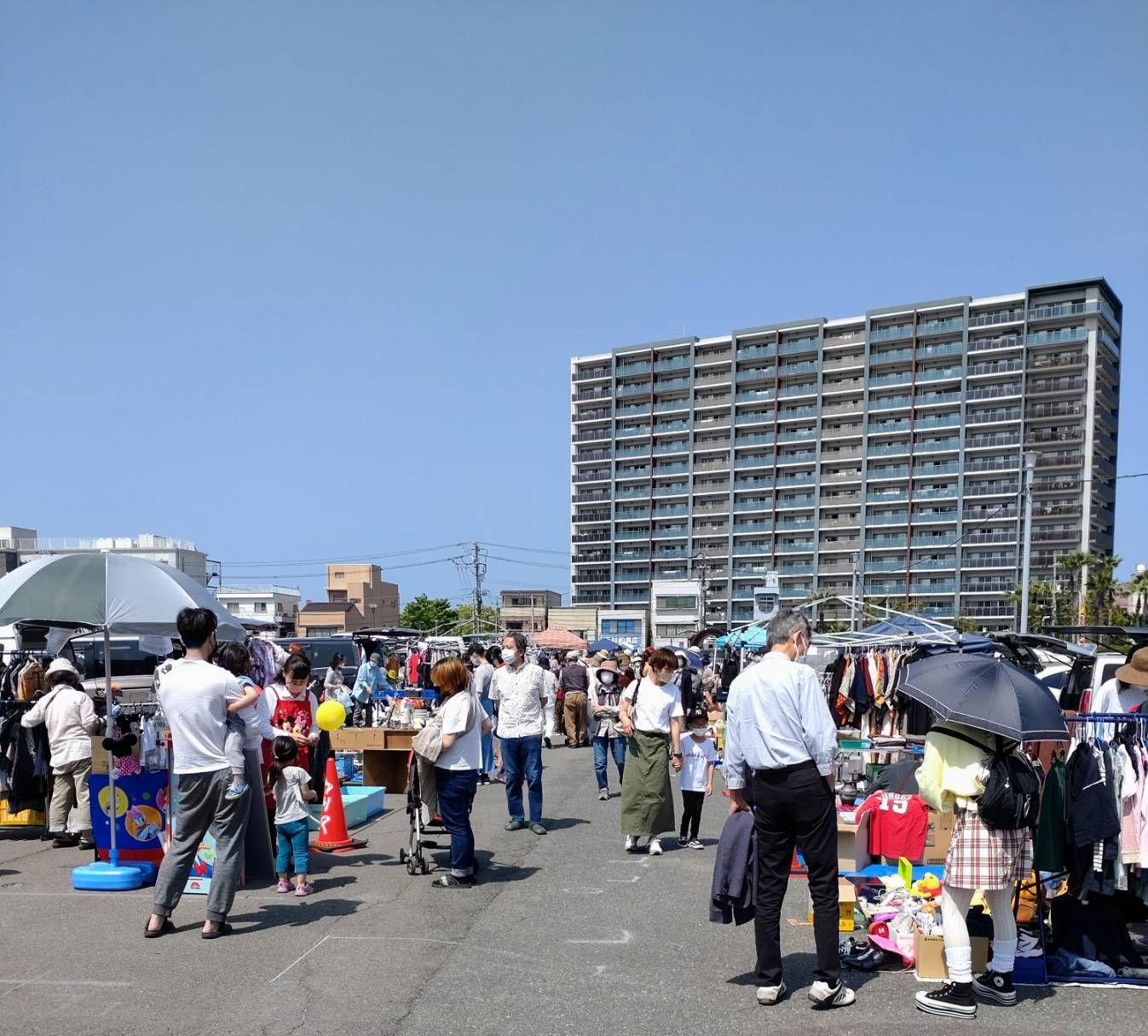 広島市南区宇品港フリーマ―ケット