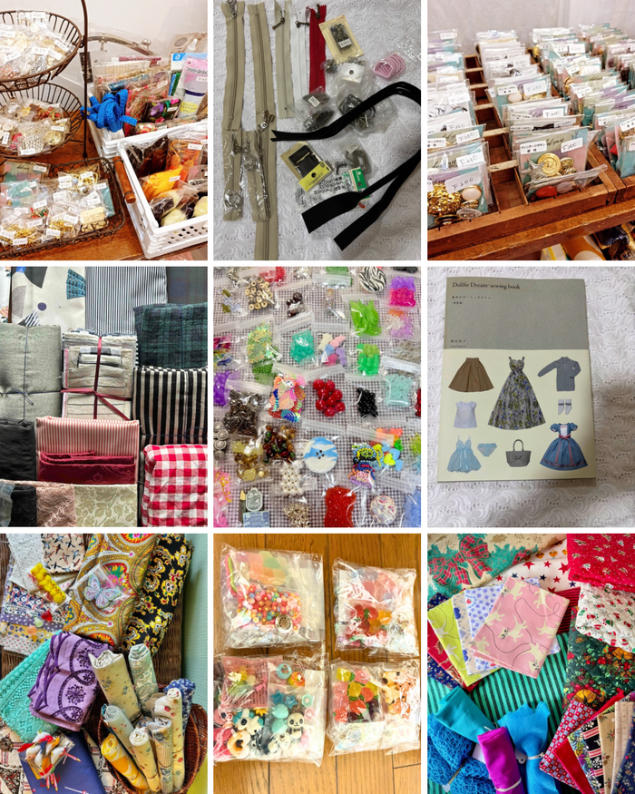 手芸素材のフリーマーケット