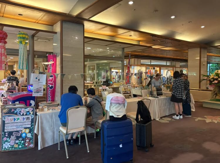ホテルニュー水戸屋にて　ハンドメイド＆ワークショップ