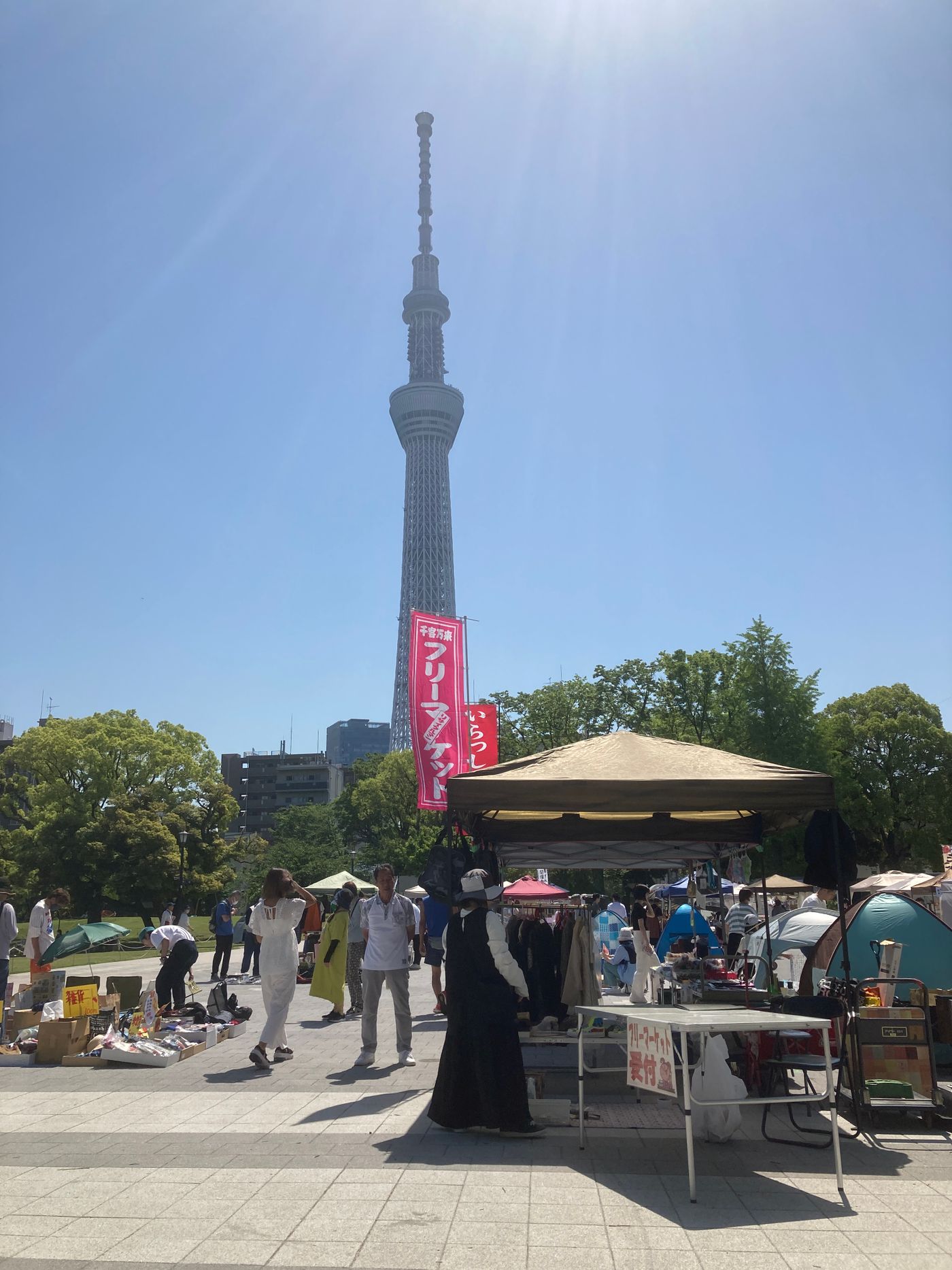 隅田公園ミズマチ前広場フリーマーケット