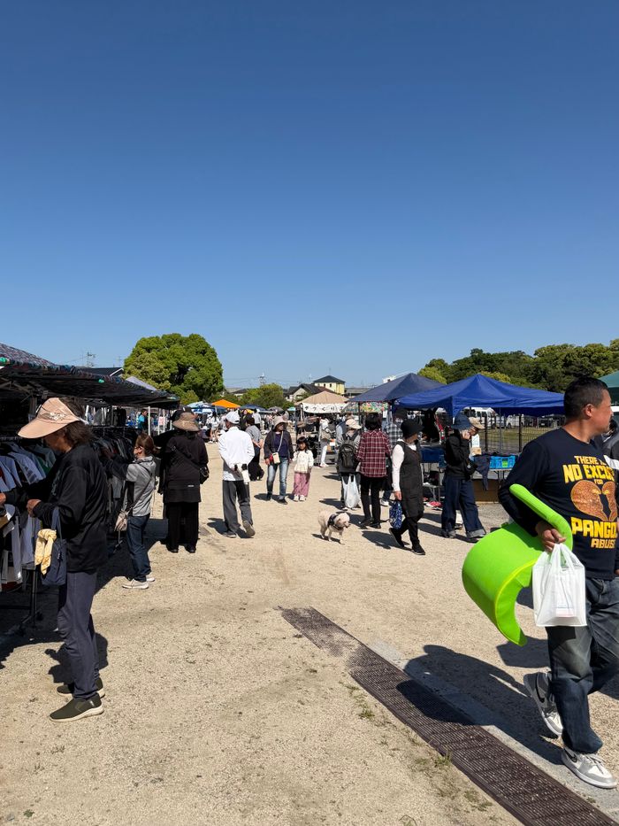 池上曽根遺跡公園バザーとフリマ
