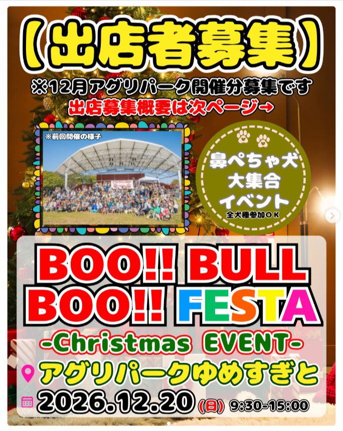 BOO!! BULL BOO!! FESTA　-Christmas EVENT-