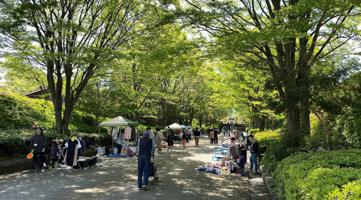 周南市 永源山ふれあい祭　フリーマーケット