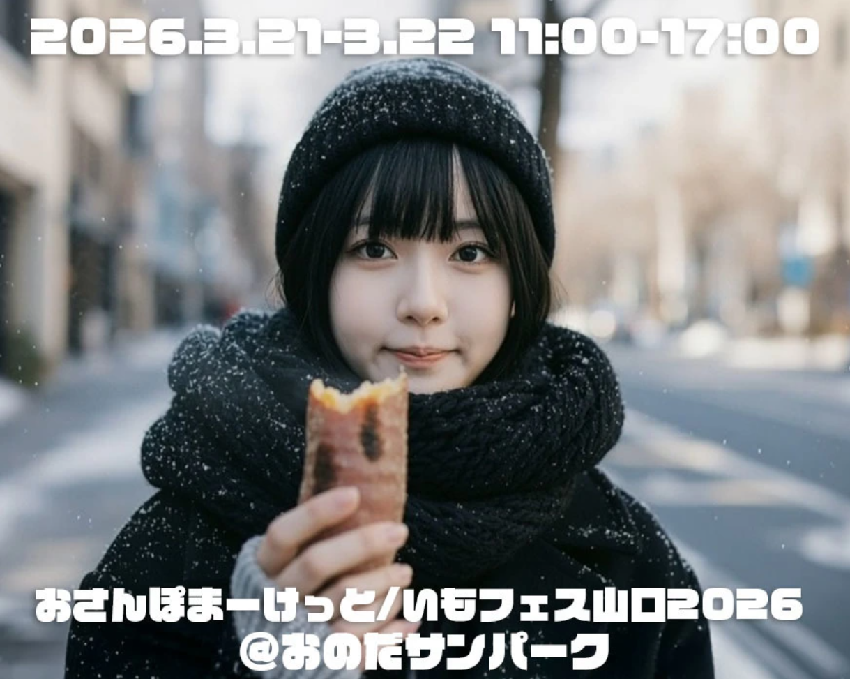 おさんぽまーけっと / いもフェス山口2026　＠おのだサンパーク