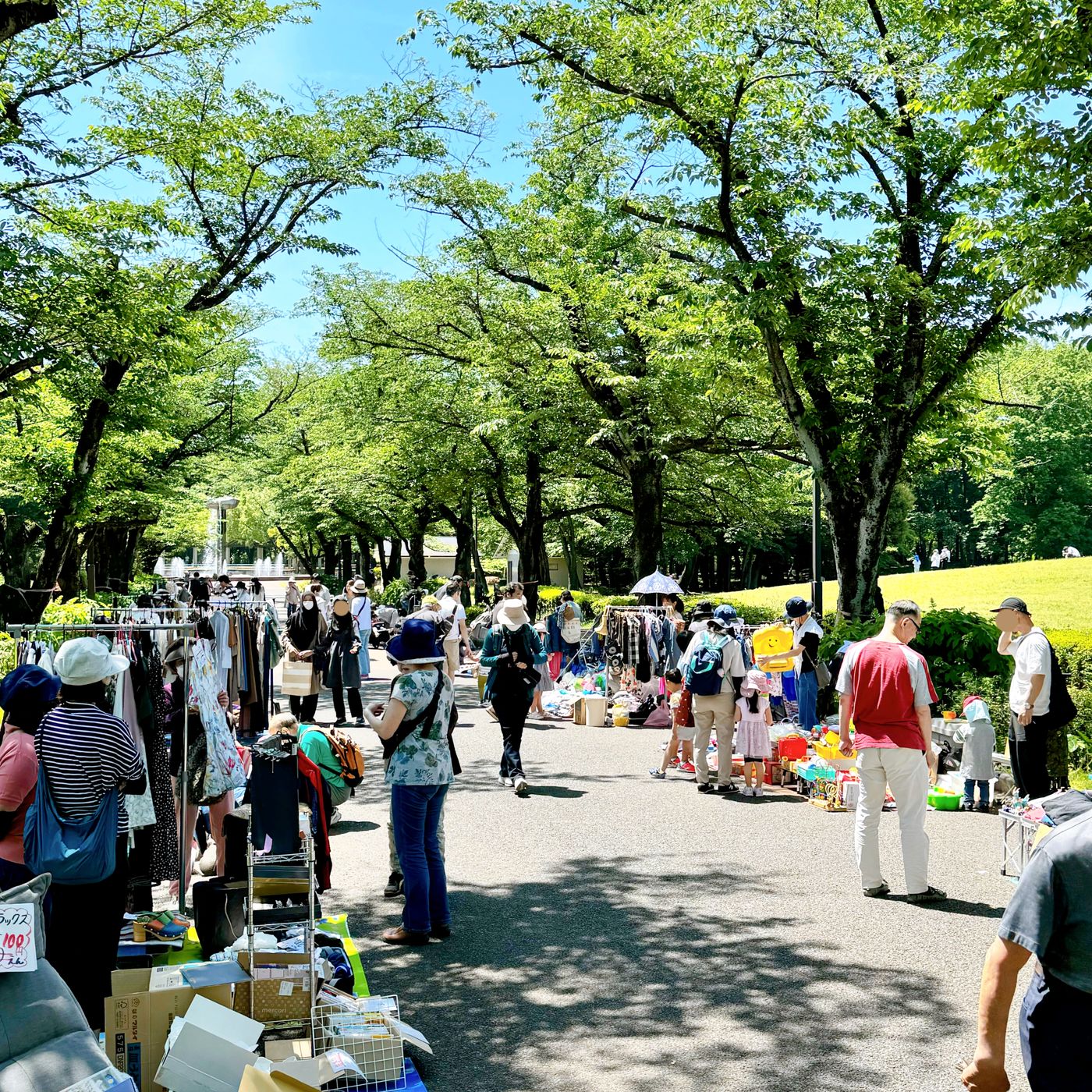 府中の森公園フリーマーケット