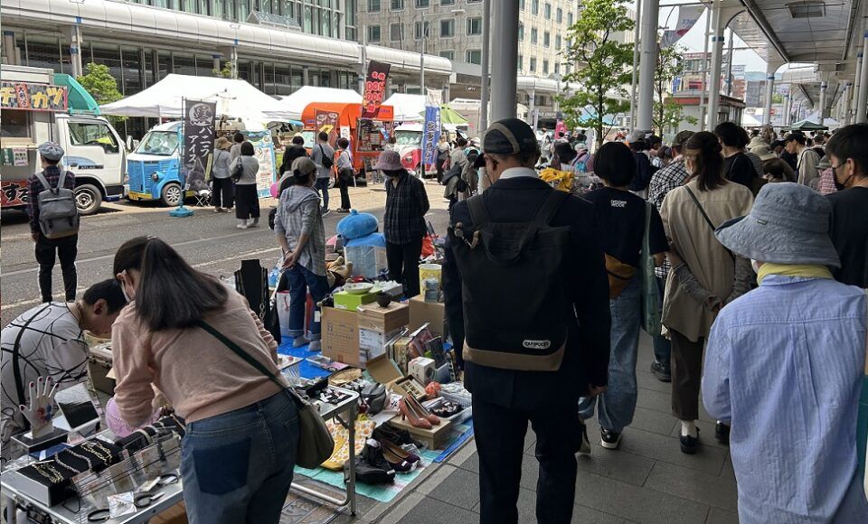 ながおかホコ天&フリーマーケット