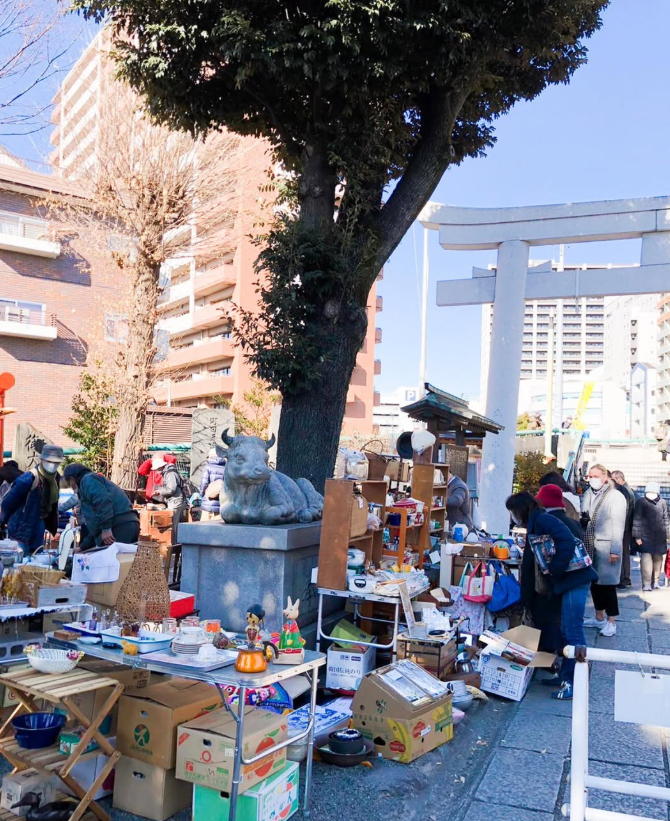 【骨董・蚤の市】町田天満宮がらくた骨董市