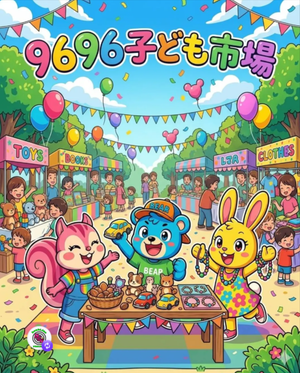 9696（くるくる）子ども市場 in サンコーパレットパーク