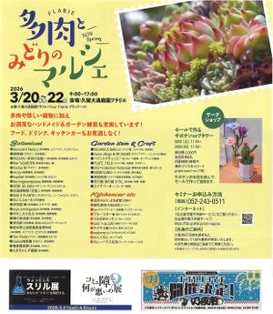 多肉とみどりのマルシェ 2026春