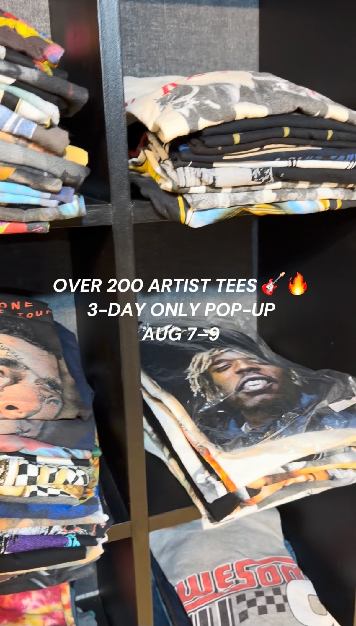 古着Tシャツ300枚越え出店！in渋谷